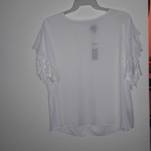 🗯Worthington chiffon top OX💭